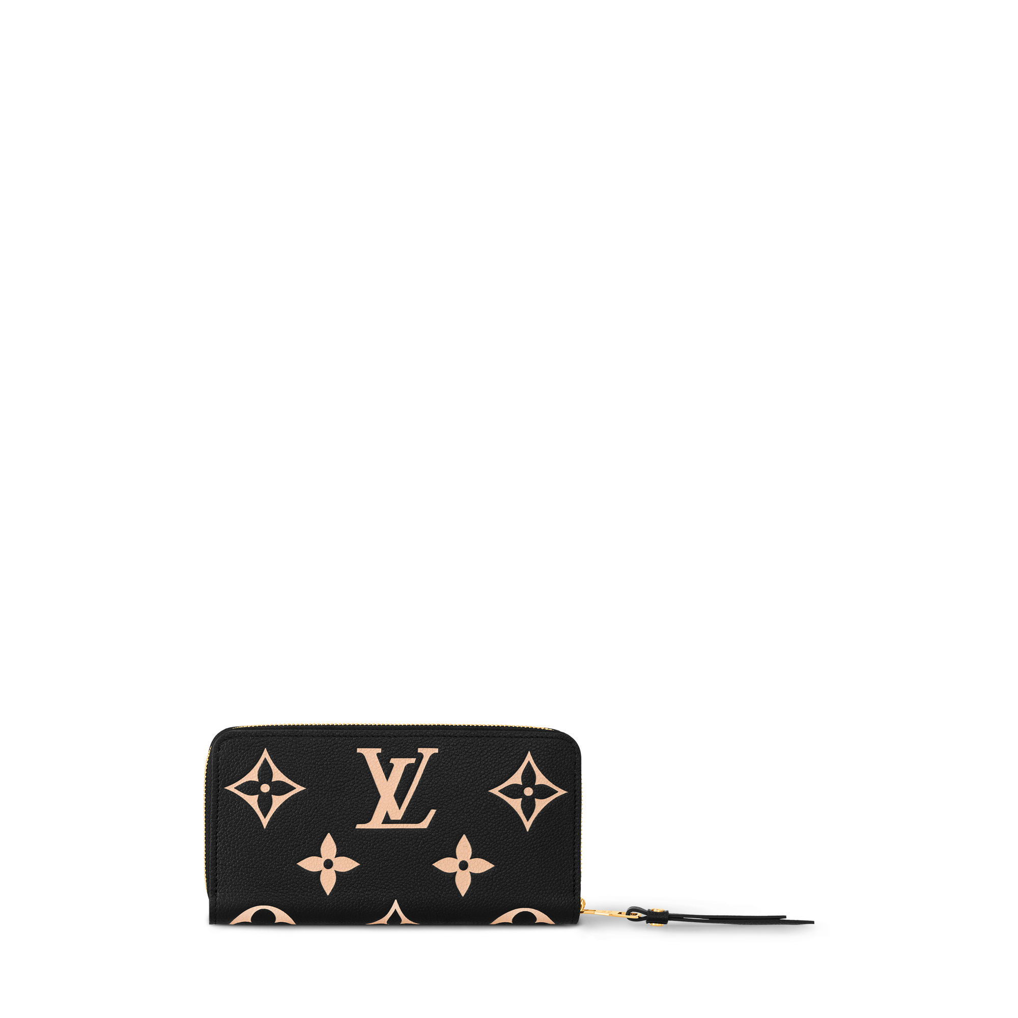 Carteira Zippy Couro Monogram Empreinte Bicolor - Carteiras